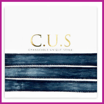 C.U.S sieraden lint dip dye midnight blue