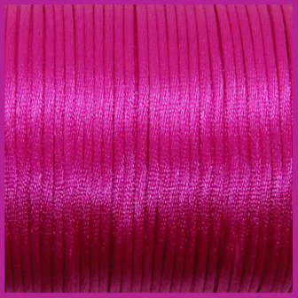 Satijnkoord &Oslash;2 mm fuchsia 