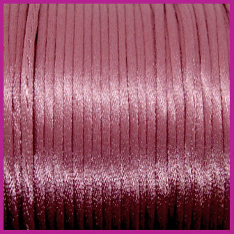 Satijnkoord &Oslash;2 mm roze mauve