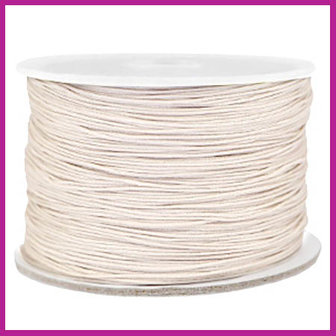 Macram&eacute; draad &Oslash;0,5mm beige