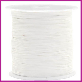 Macram&eacute; draad &Oslash;0,5mm white