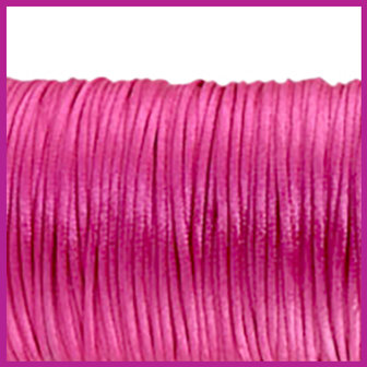 Satijnkoord &Oslash;2,5 mm fuchsia pink