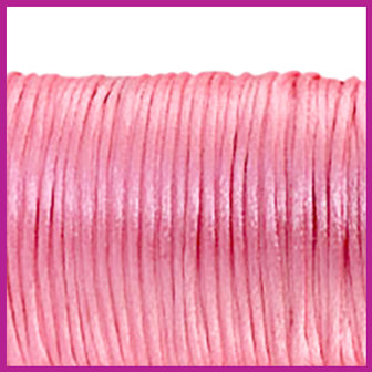 Satijnkoord &Oslash;1,5 mm dark pink