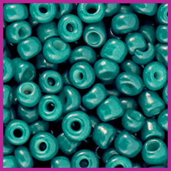 Rocailles 6/0 (4mm) ultramarine green