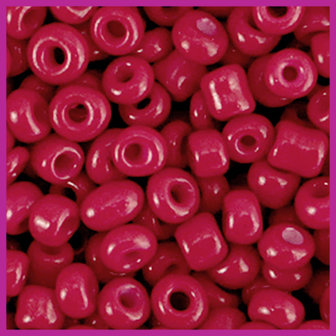 Rocailles 6/0 (4mm) cherry red