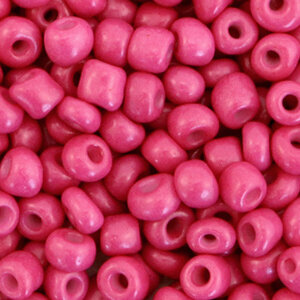 Rocailles 6/0 (4mm) cabarnet pink