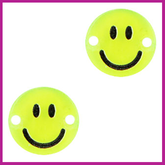 Plexx tussenstuk smiley neon yellow