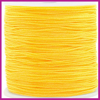 Macram&eacute; draad &Oslash;0,8mm Yellow