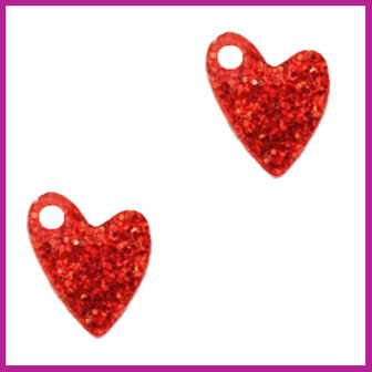 Plexx bedel heart glitter ruby red