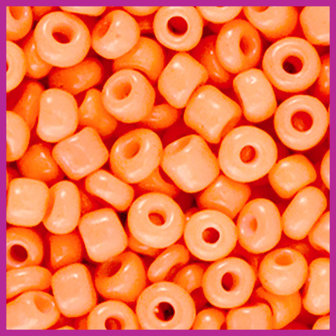 Rocailles 6/0 (4mm) spicy orange