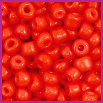 Rocailles 6/0 (4mm) fiery red