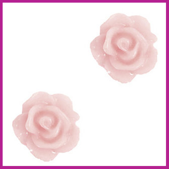 Roosje kraal 10mm vintage rose