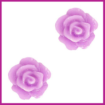 Roosje kraal 10mm sheer lilac