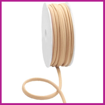 Stitched elastisch lint Ibiza nude beige light brown