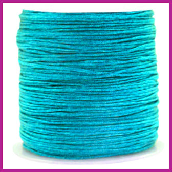 Macram&eacute; draad &Oslash;0,8mm light oc&eacute;an blue