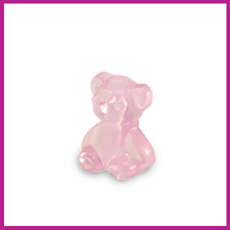 Resin kraal ini mini gummy bear pink