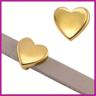 DQ metalen schuiver hart &Oslash;5.2x2.2mm goud