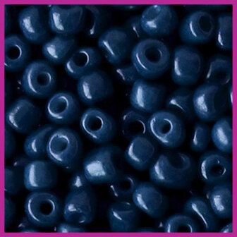 Rocailles 6/0 (4mm) dark navy blue