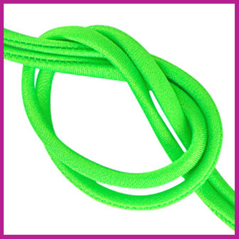 Stitched elastisch lint Ibiza neon green