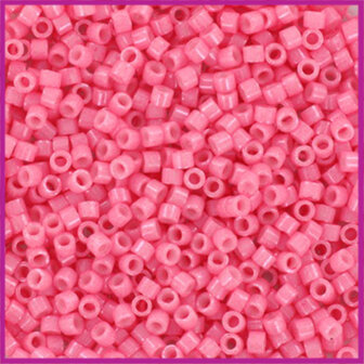 Miyuki Delica 11/0 Opaque dyed carnation pink 1371
