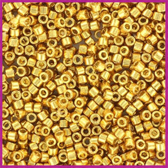 Miyuki Delica 11/0 Duracoat Galvanized Gold 1832