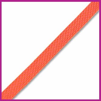 Lint met gouddraad neon oranje