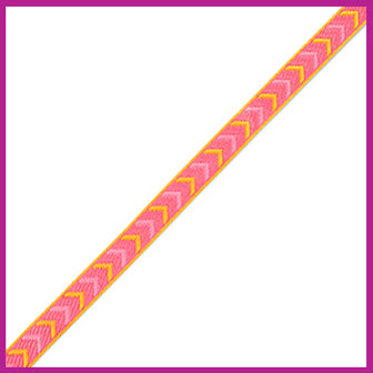  Lint met tekst arrows pink yellow