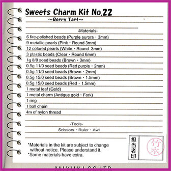 Miyuki Do It Yourself pakket bessen taart nr 22