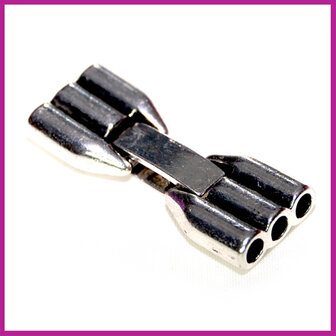Metaal clipsluiting 33x14mm (3 gaten &aring;&plusmn;3mm) AZ
