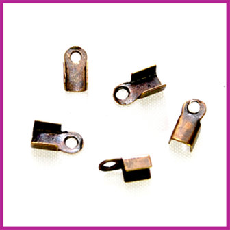 Veterklemmetje 6x3mm MAG brons