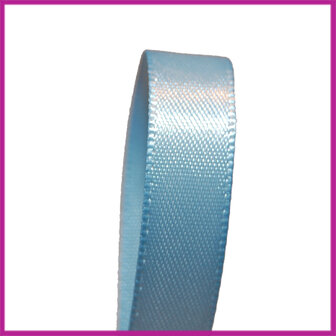 Satijnlint 10 mm licht blauw per meter