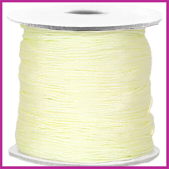 Macram&eacute; draad &Oslash;0,7mm Light citrine yellow