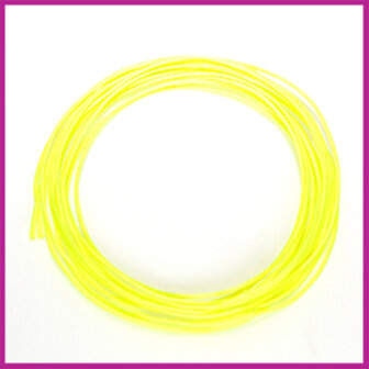 Nylon- katoendraad &oslash;1mm Neon geel 1 meter