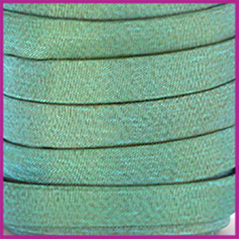 Trendy Jean-Jean glansstof koord plat 10mm Dark sea green per 20cm