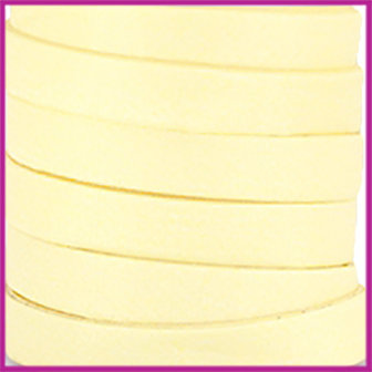 Trendy Jean-Jean glansstof koord plat 10mm Summer yellow per 20cm