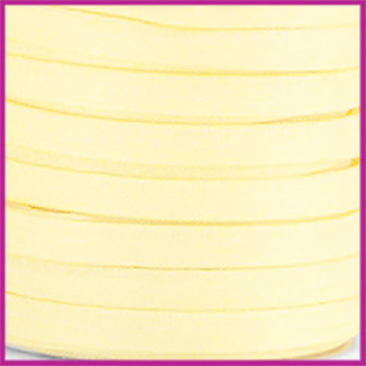 Trendy Jean-Jean glansstof koord plat 5mm Summer yellow per 20cm