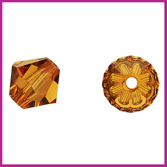 Swarovski kraal Topaz 6 mm