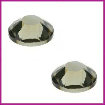 Swarovski plaksteen SS30 (6,32 - 6,5mm) Black Diamond