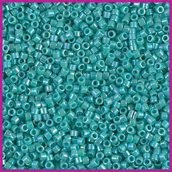Miyuki Delica 11/0 Opaque Turquoise Green AB