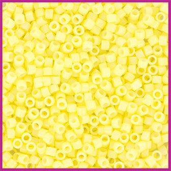 Miyuki Delica 11/0 Duracoat Opaque Dyed Light Lemon Ice