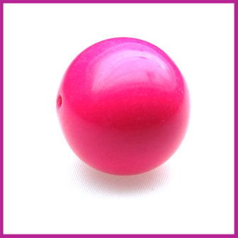 Kunststofkraal bal zuurstok roze