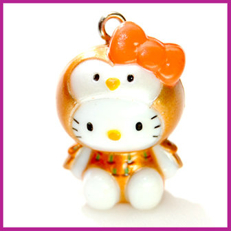 Hello Kitty vreemde vogel oranje