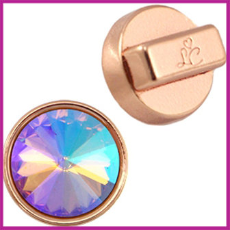 Love Crystals DQ setting/slider 14mm Rosegold