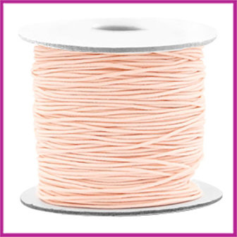 Gekleurd elastisch draad &Oslash;0,8mm per meter Light peach 