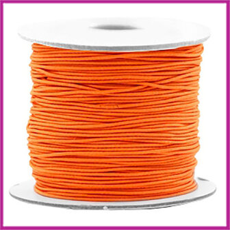 Gekleurd elastisch draad &Oslash;0,8mm per meter Vibrant orange