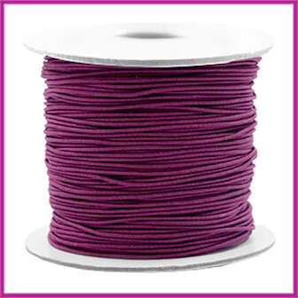 Gekleurd elastisch draad &Oslash;0,8mm per meter Aubergine purple