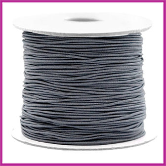 Gekleurd elastisch draad &Oslash;0,8mm per meter Cool grey