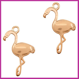 DQ metaal bedel flamingo Rosegold
