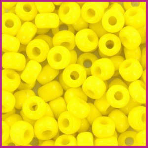 Miyuki rocailles 6/0 Opaque yellow