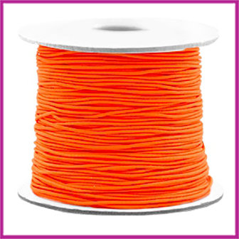 Gekleurd elastisch draad &Oslash;0,8mm per meter Fluor oranje